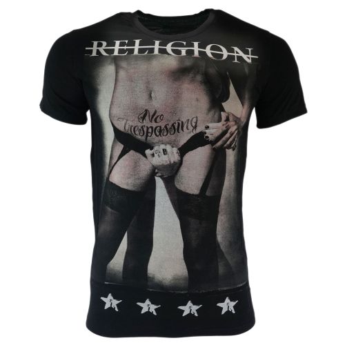 RELIGION Herren T-Shirt NO TRESPASSING